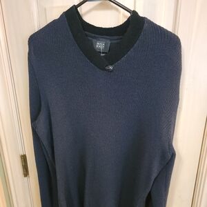 Misses Sz L Breada Horan Vintage Knit Gray Black Sweater